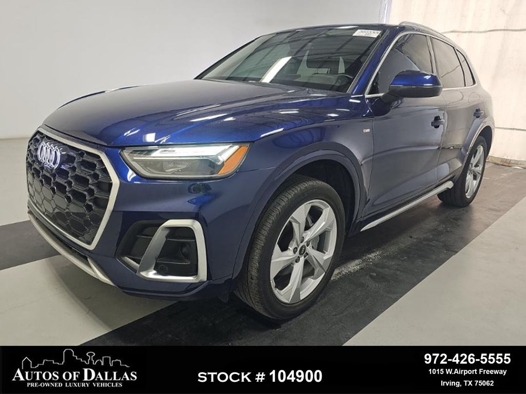 Blue Metallic 2023 Audi Q5 quattro Premium Plus S Line 45 TFSI SUV / Crossover All-Wheel Drive 7-Speed Automatic