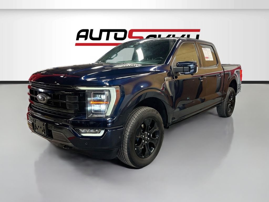 Used 2023 Blue Metallic Ford Platinum image 3