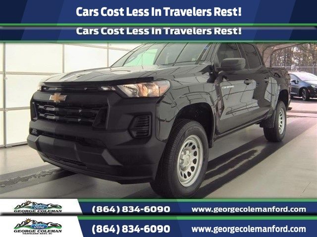 Black 2023 Chevrolet Colorado Work Truck Crew Cab RWD Pickup Truck 4X2 8-Speed Automatic