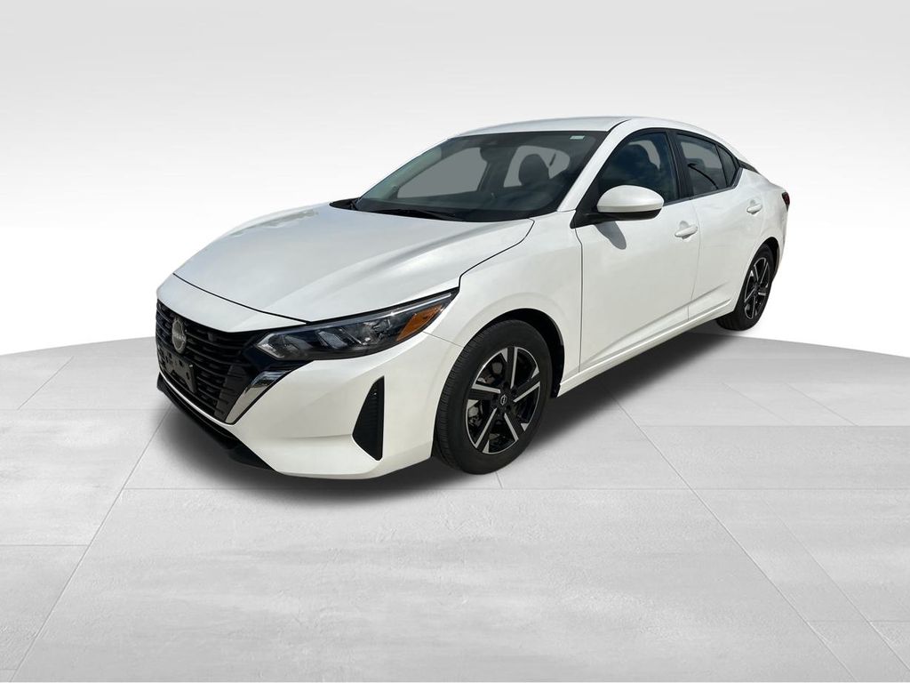 2024 Aspen White Tricoat Nissan Sentra SV FWD Sedan