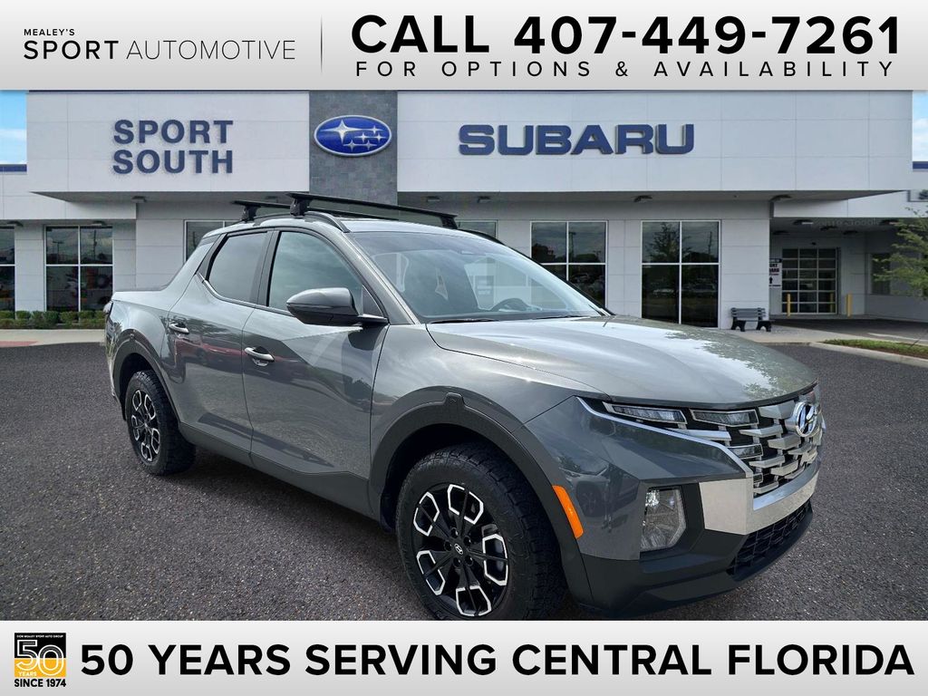 Hampton Gray 2024 Hyundai Santa Cruz Pickup Truck All-Wheel Drive 8-Speed Automatic