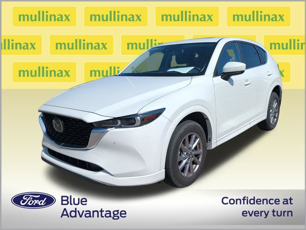 2025 Rhodium White Metallic Mazda CX-5 2.5 S Preferred Package AWD SUV