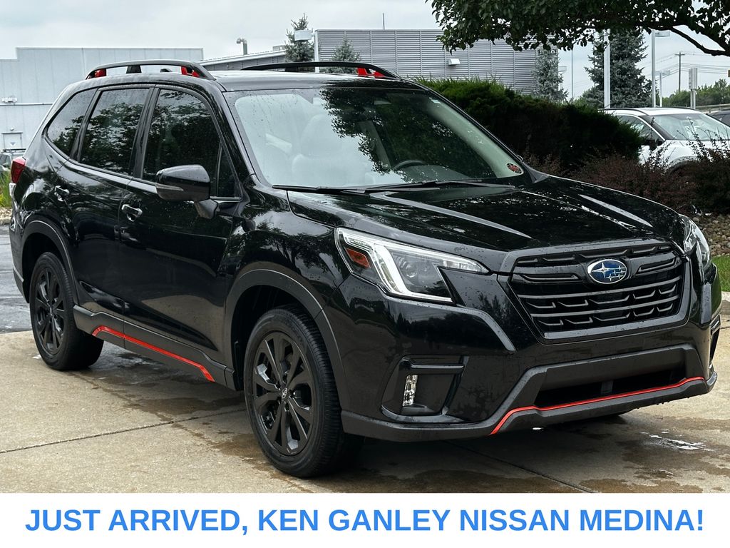 Crystal Black Silica 2023 Subaru Forester SUV / Crossover All-Wheel Drive Continuously Variable Transmission