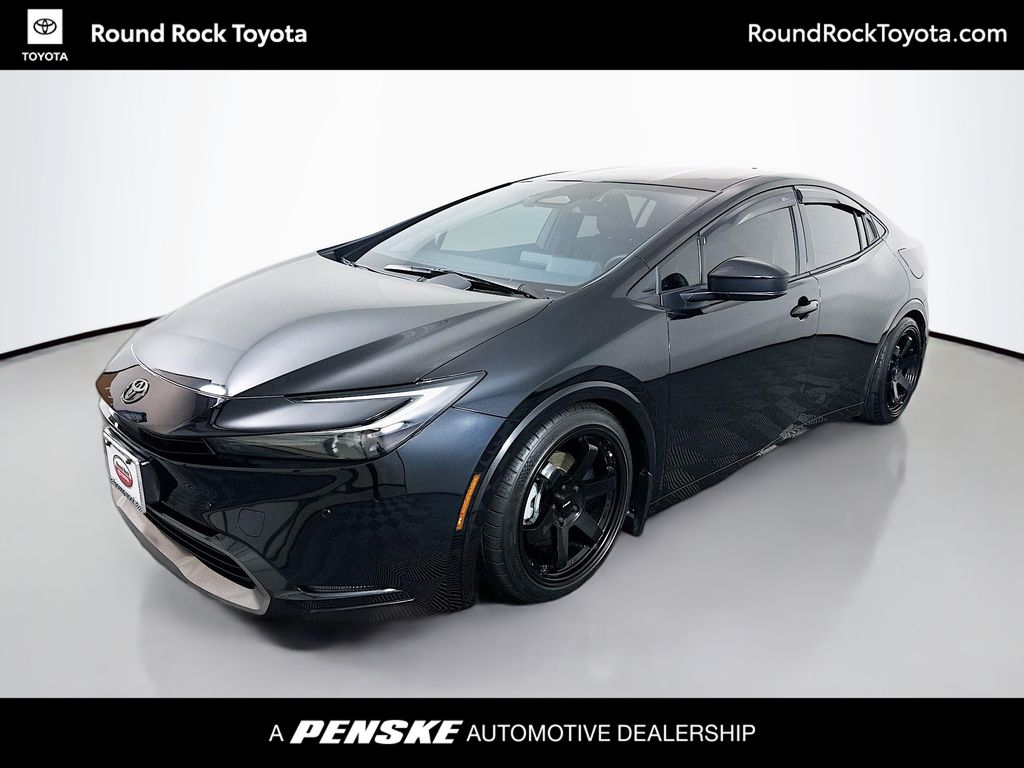 Midnight Black Metallic 2024 Toyota Prius XLE FWD Hatchback Front-Wheel Drive Continuously Variable Transmission
