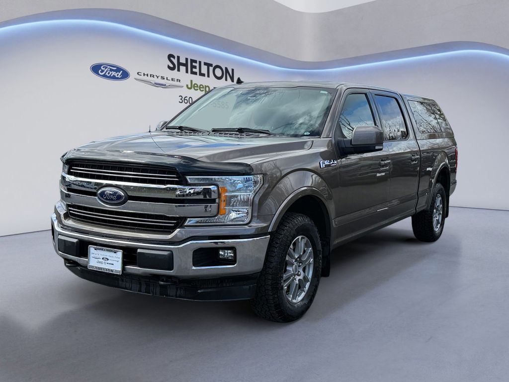Stone Gray 2019 Ford F-150 Lariat SuperCrew LB 4WD Pickup Truck Four-Wheel Drive Automatic