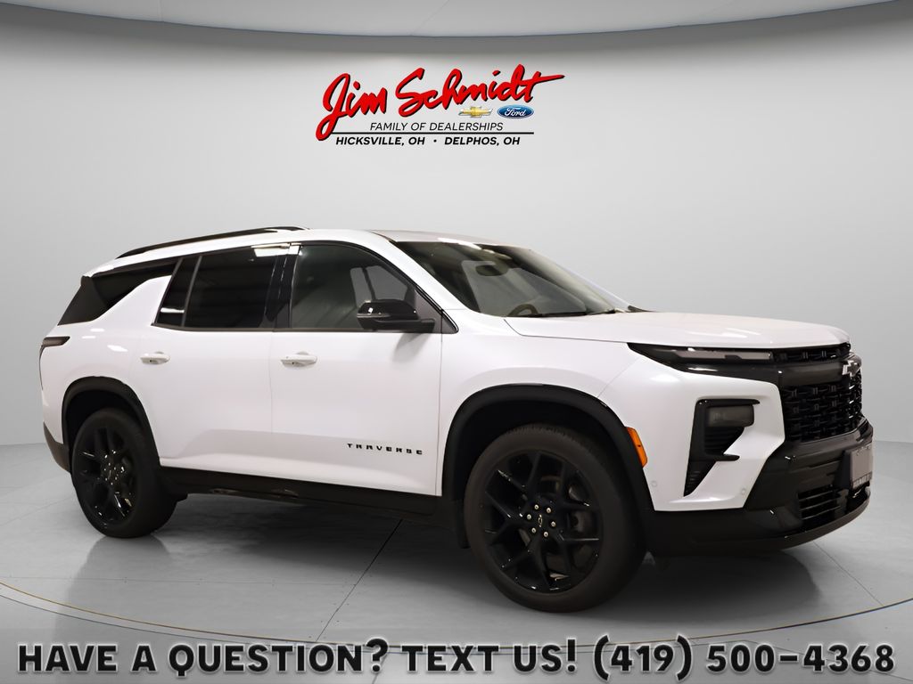 Polar White Tricoat 2026 Chevrolet Traverse SUV / Crossover Four-Wheel Drive 8-Speed Automatic