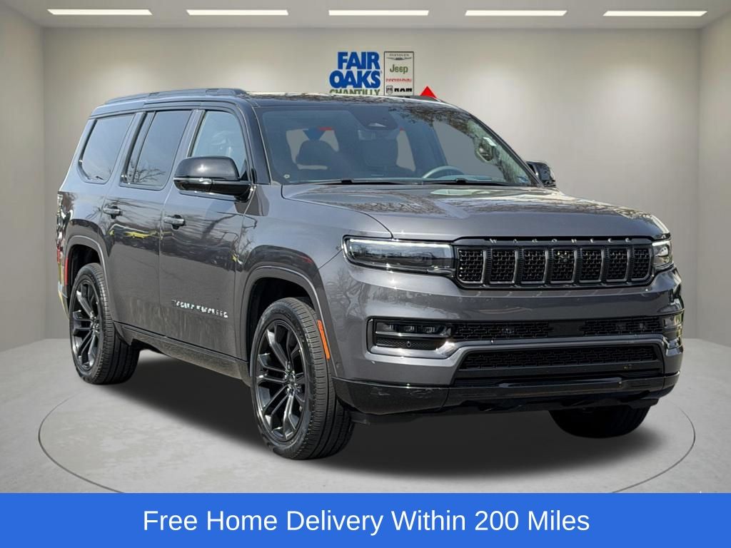 Baltic Gray Metallic Clearcoat 2024 Jeep Grand Wagoneer Series III 4WD SUV / Crossover Four-Wheel Drive 8-Speed Automatic