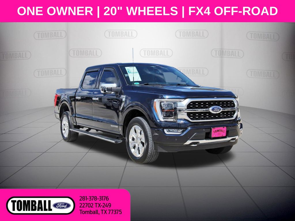 Blue Metallic 2023 Ford F-150 Pickup Truck Four-Wheel Drive Automatic
