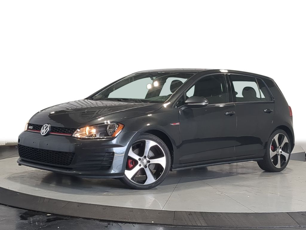 Steel Gray Metallic 2015 Volkswagen Golf GTI Hatchback Front-Wheel Drive 6-Speed Dual Clutch
