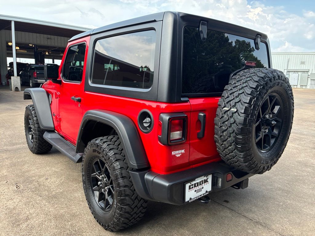 2024 Jeep Wrangler Sport Red at Bayshore Chrysler Jeep Dodge Ram