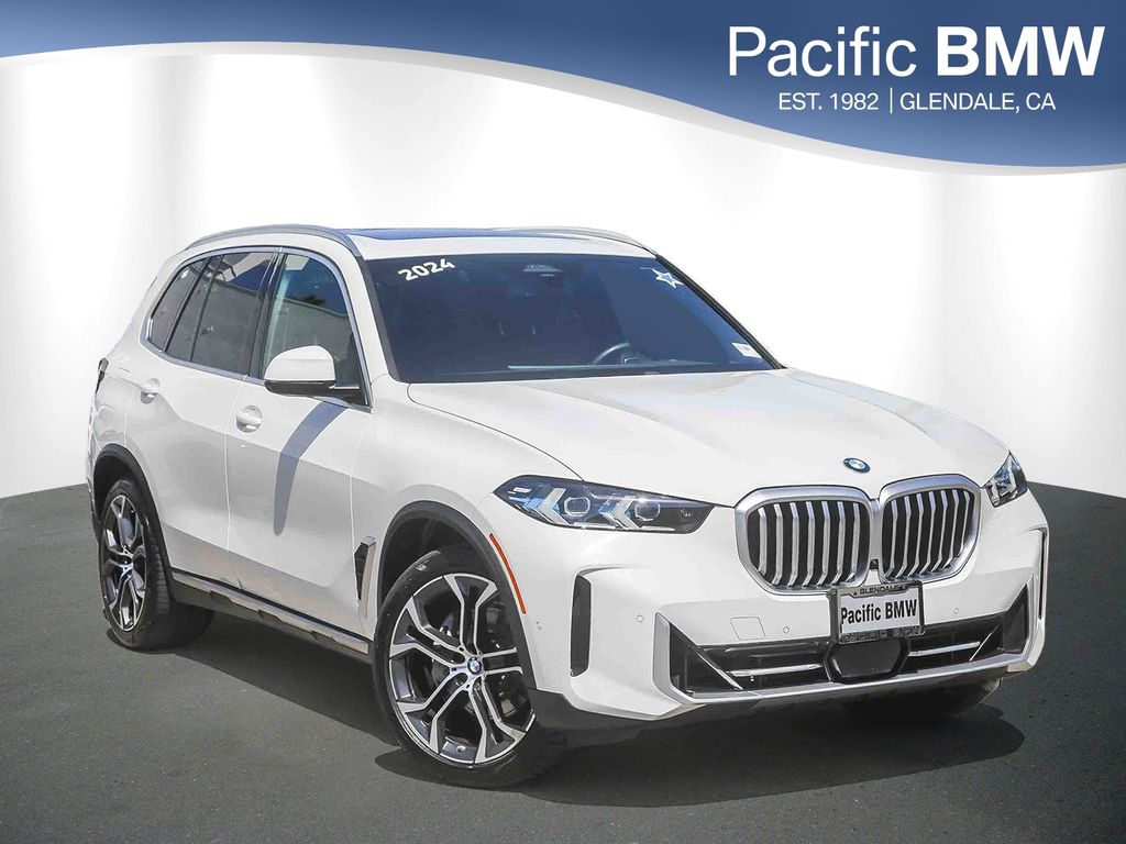 Alpine White 2024 BMW X5 sDrive40i RWD SUV / Crossover Rear-Wheel Drive 8-Speed Automatic