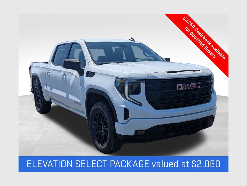 Summit White 2026 GMC Sierra 1500 Pickup Truck Four-Wheel Drive 8-Speed Automatic