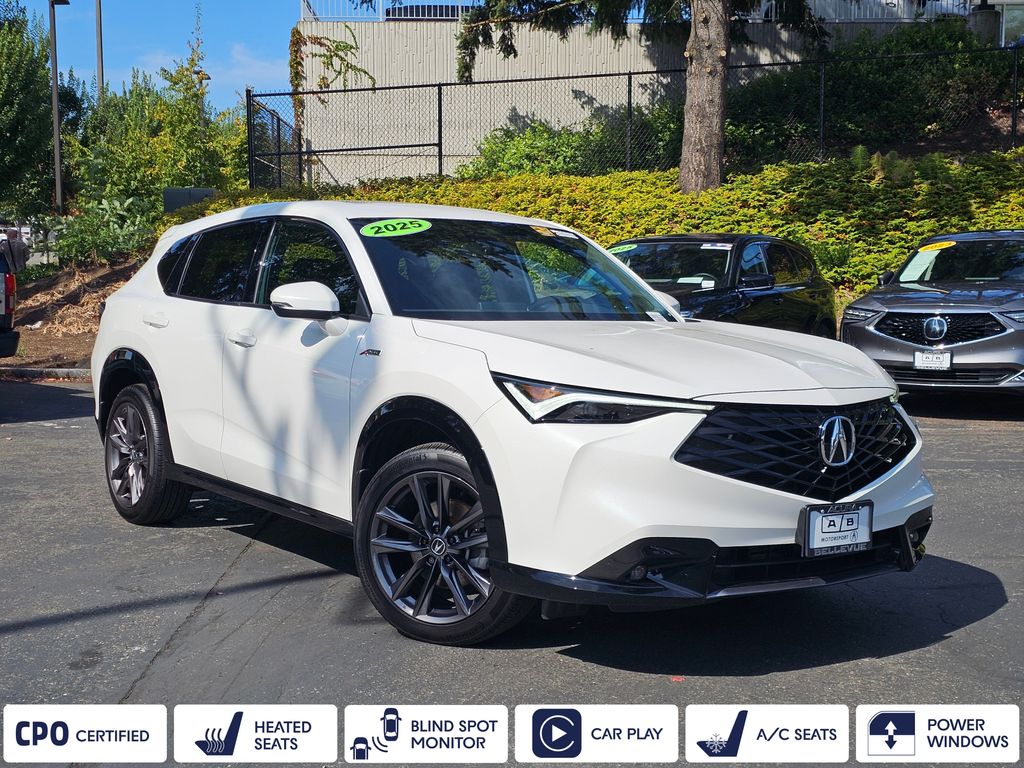 White 2025 Acura ADX SUV / Crossover Front-Wheel Drive Continuously Variable Transmission