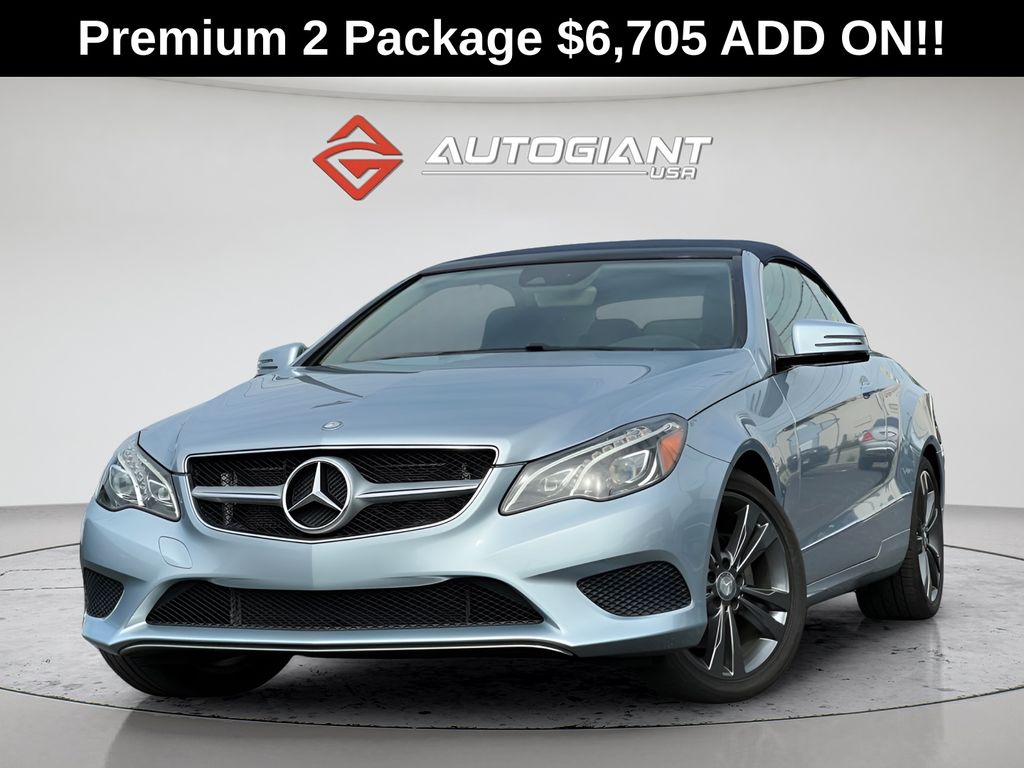 Silver 2016 Mercedes-Benz E-Class Convertible Rear-Wheel Drive 7-Speed Automatic