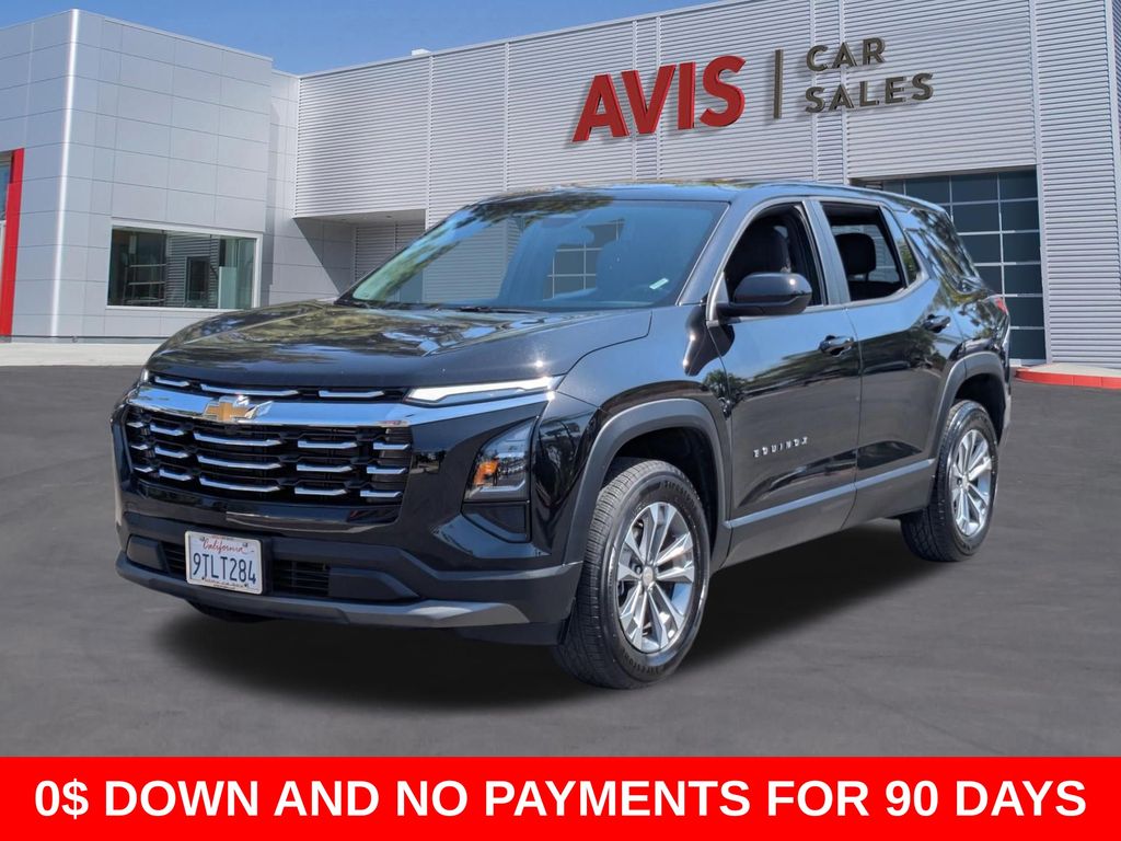 Black 2025 Chevrolet Equinox LT FWD SUV / Crossover Front-Wheel Drive Continuously Variable Transmission