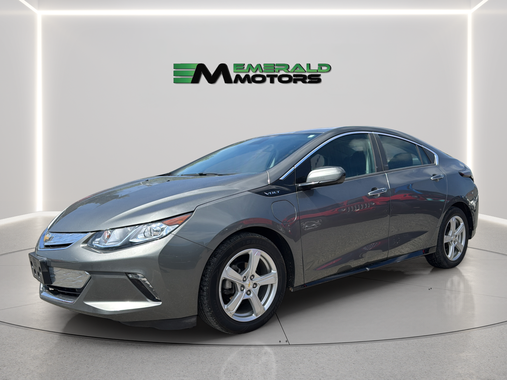 Silver 2017 Chevrolet Volt LT FWD Hatchback Front-Wheel Drive 1-Speed Automatic