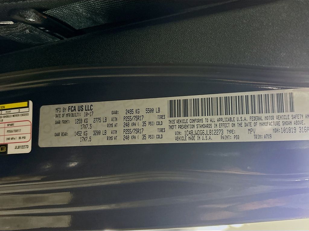 2018 Jeep Wrangler JK Unlimited Sport