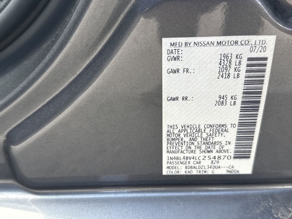 2020 Nissan Altima 2.5 S Gray at Monument Chevrolet