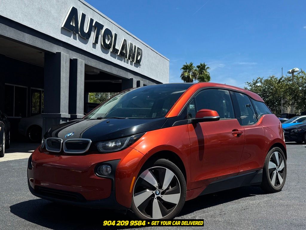 Orange Metallic 2015 BMW i3 Wagon Rear-Wheel Drive Automatic