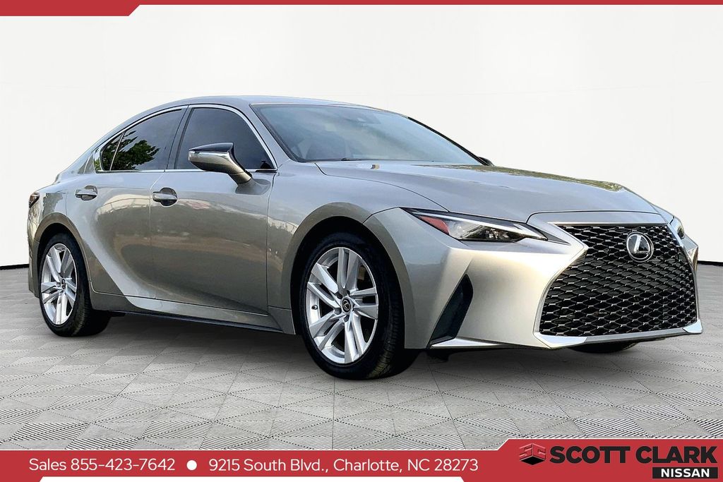 Silver 2022 Lexus IS 300 RWD Sedan Rear-Wheel Drive 8-Speed Automatic