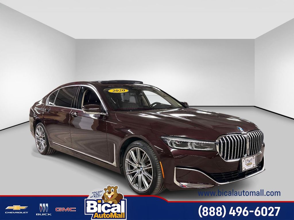 Royal Burgundy Red Metallic 2020 BMW 7 Series 750i xDrive AWD Sedan All-Wheel Drive 8-Speed Automatic