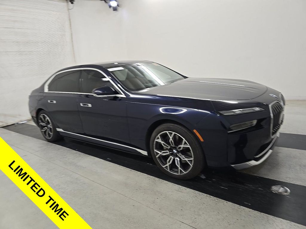 Tanzanite Blue II Metallic 2024 BMW i7 Sedan All-Wheel Drive Automatic