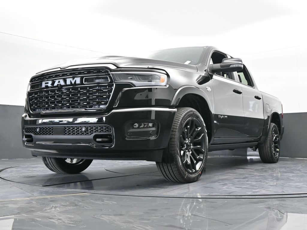 New 2026 Diamond Black Crystal Pearlcoat Ram Limited image 53