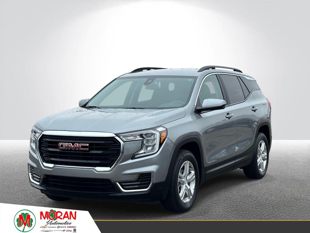 Sterling Metallic 2023 GMC Terrain SLE AWD SUV / Crossover All-Wheel Drive 9-Speed Automatic