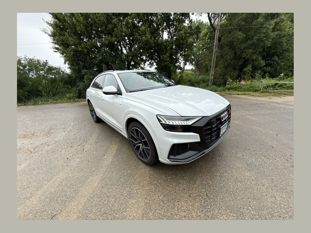 White 2021 Audi Q8 quattro Premium Plus 55 TFSI SUV / Crossover All-Wheel Drive 8-Speed Automatic