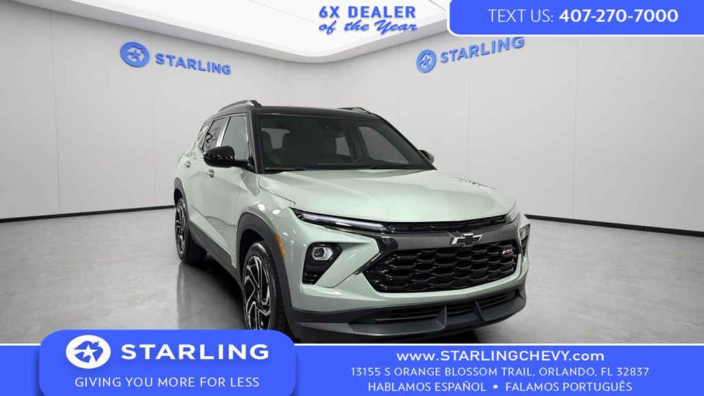 Cacti Green 2024 Chevrolet Trailblazer RS FWD SUV / Crossover Front-Wheel Drive Continuously Variable Transmission