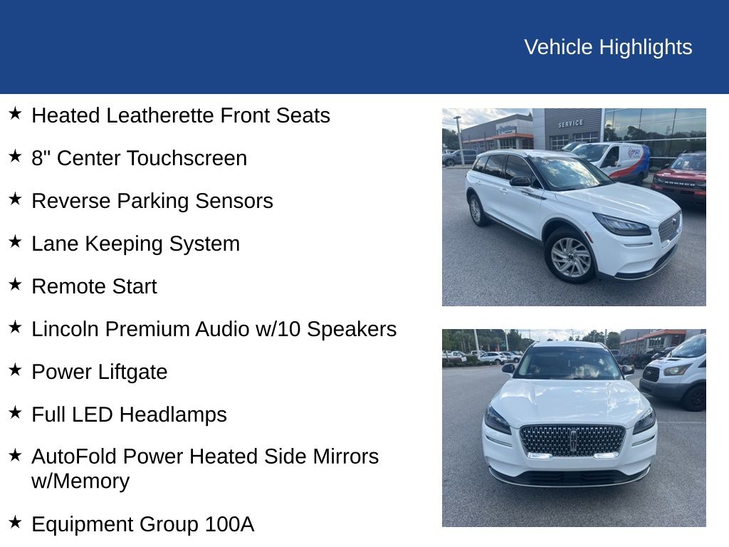 2021 Lincoln Corsair Standard