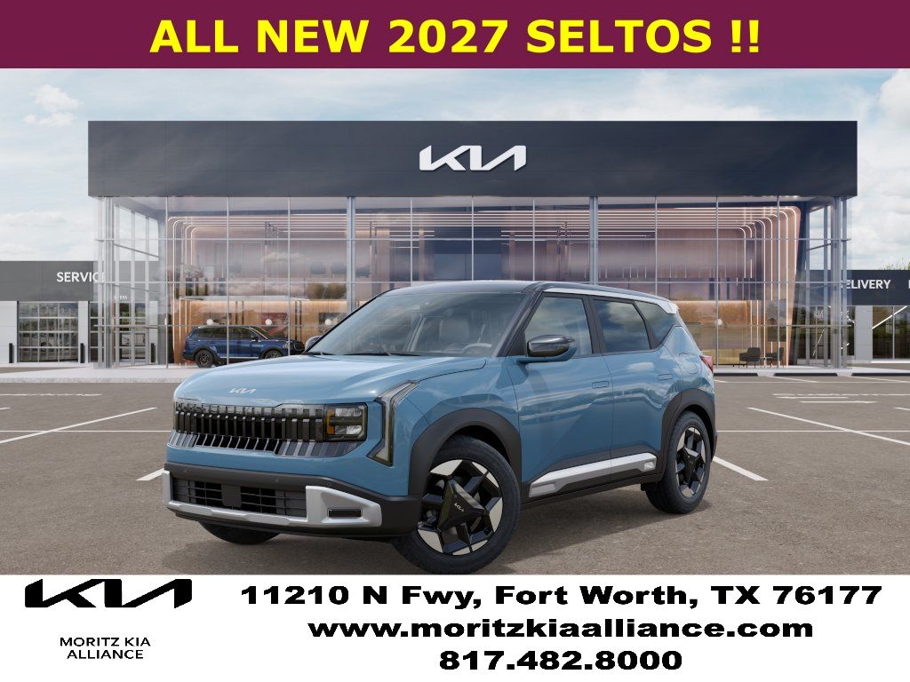 Frost Blue 2027 Kia Seltos SUV / Crossover Front-Wheel Drive Continuously Variable Transmission
