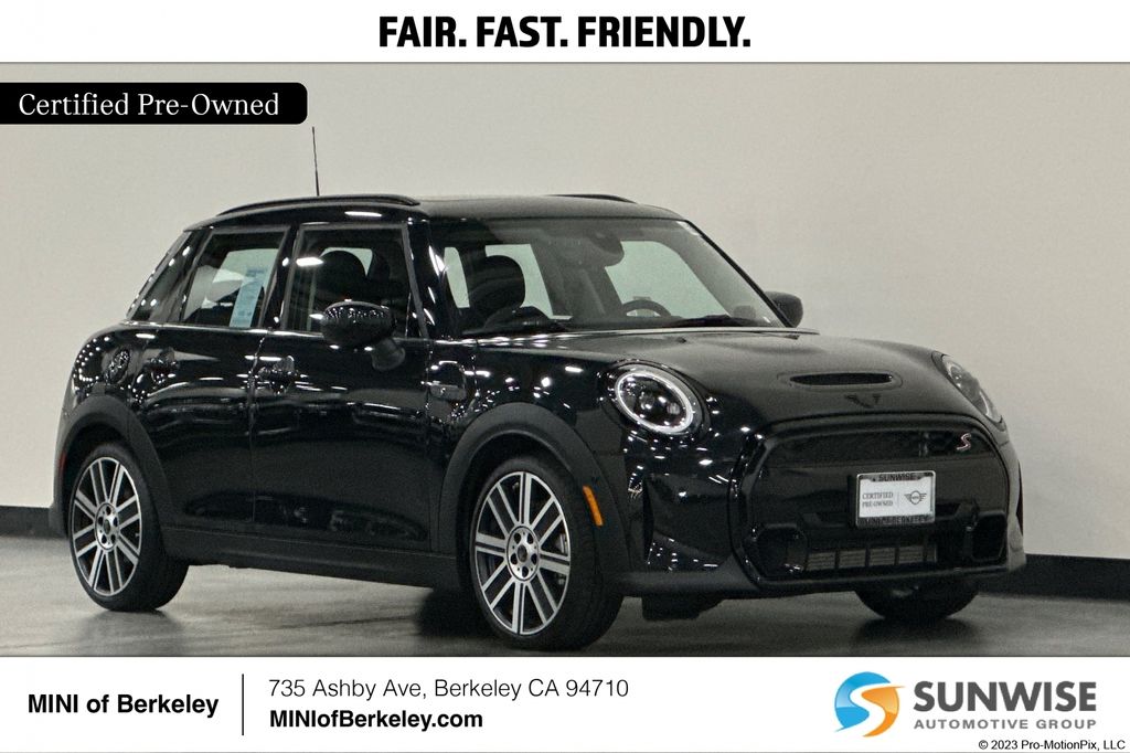 Midnight Black II 2024 MINI Cooper Hatchback Front-Wheel Drive 7-Speed Automatic