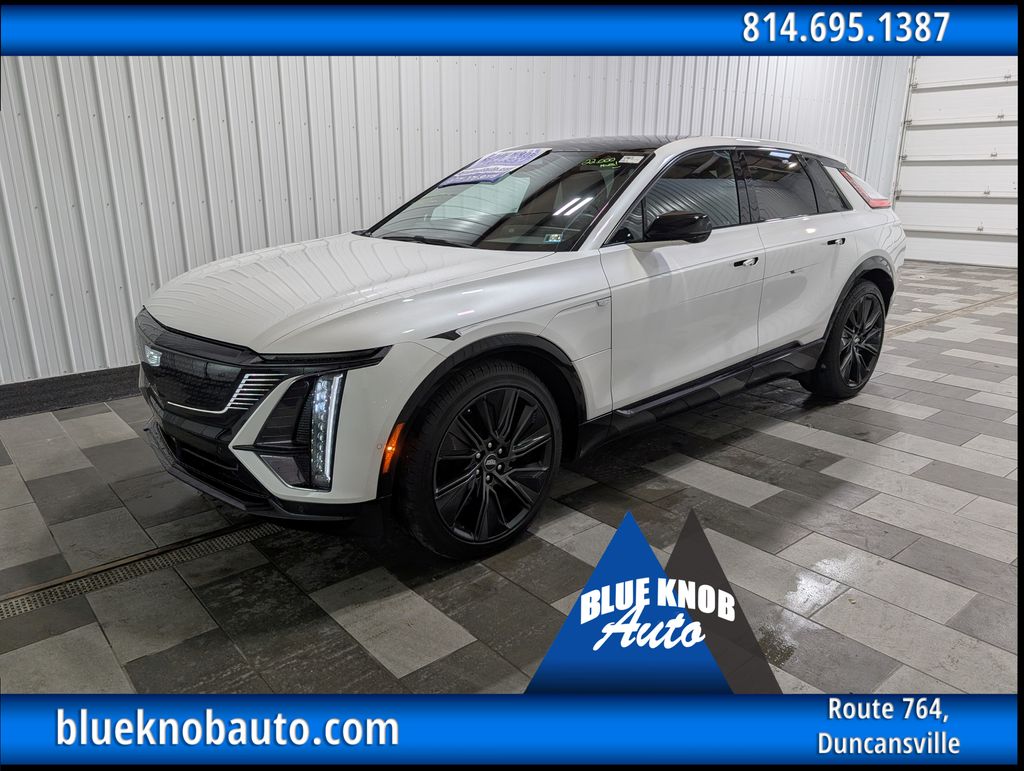 Crystal White Tricoat 2024 Cadillac LYRIQ SUV / Crossover All-Wheel Drive 1-Speed Automatic