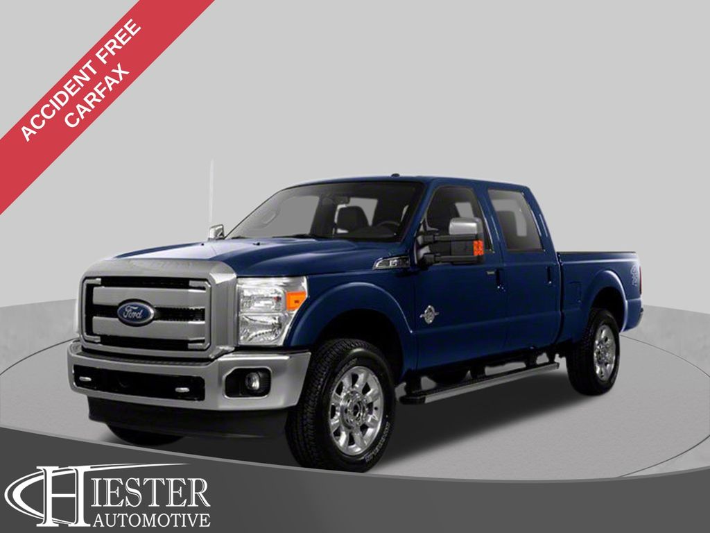 Oxford White 2013 Ford F-250 Super Duty Pickup Truck Four-Wheel Drive 6-Speed Automatic