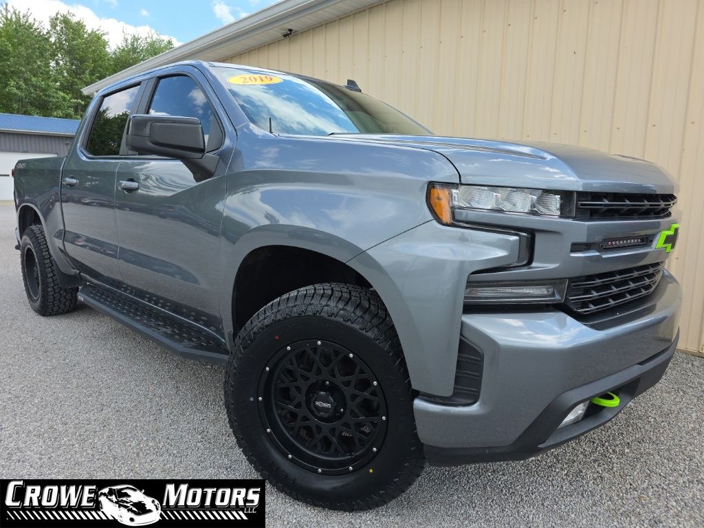 Gray (Satin Steel Metallic) 2019 Chevrolet Silverado 1500 Pickup Truck Four-Wheel Drive 8-Speed Automatic