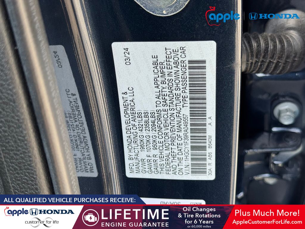 2024 Honda Accord Sedan EX