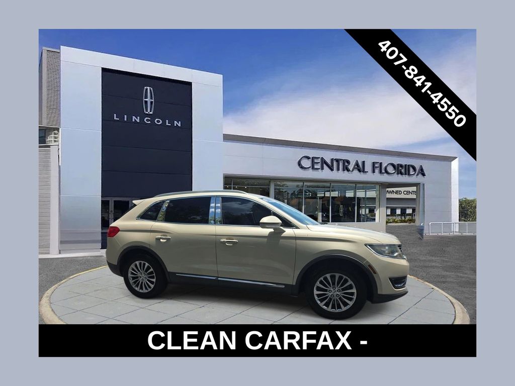 Gray (Platinum) 2016 Lincoln MKX SUV / Crossover Front-Wheel Drive 6-Speed Automatic