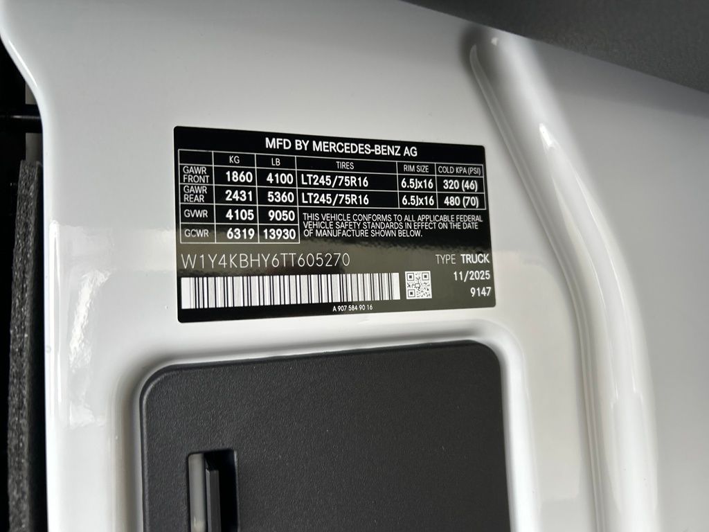 2026 Mercedes-Benz Sprinter 2500 Cargo 144 WB White at John Sisson Motors