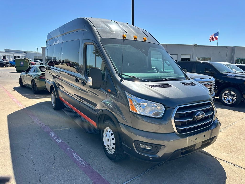 2020 Ford Transit Passenger 350 HD XLT Extended High Roof LWB DRW RWD with Sliding Passenger-Side Door