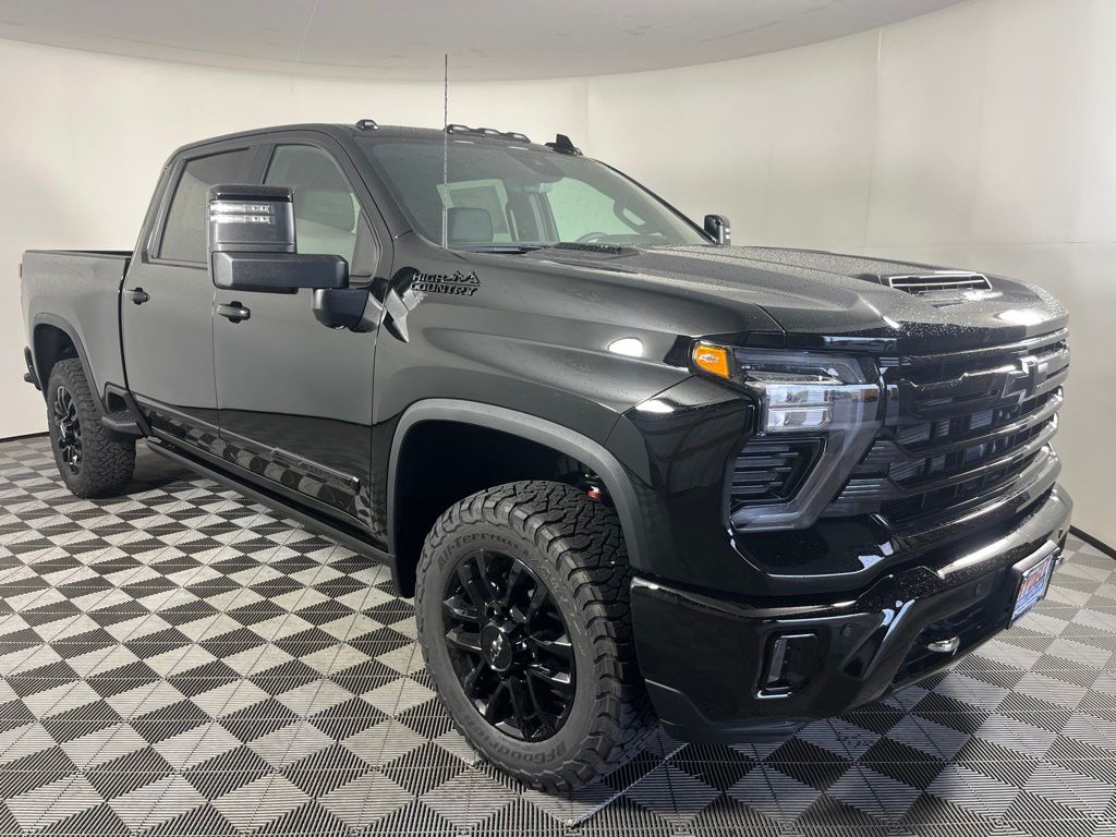 Black 2026 Chevrolet Silverado 2500HD Pickup Truck Four-Wheel Drive Automatic