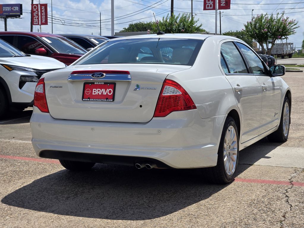 2012 Ford Fusion Hybrid Base White at Shottenkirk Kia Fort Bend