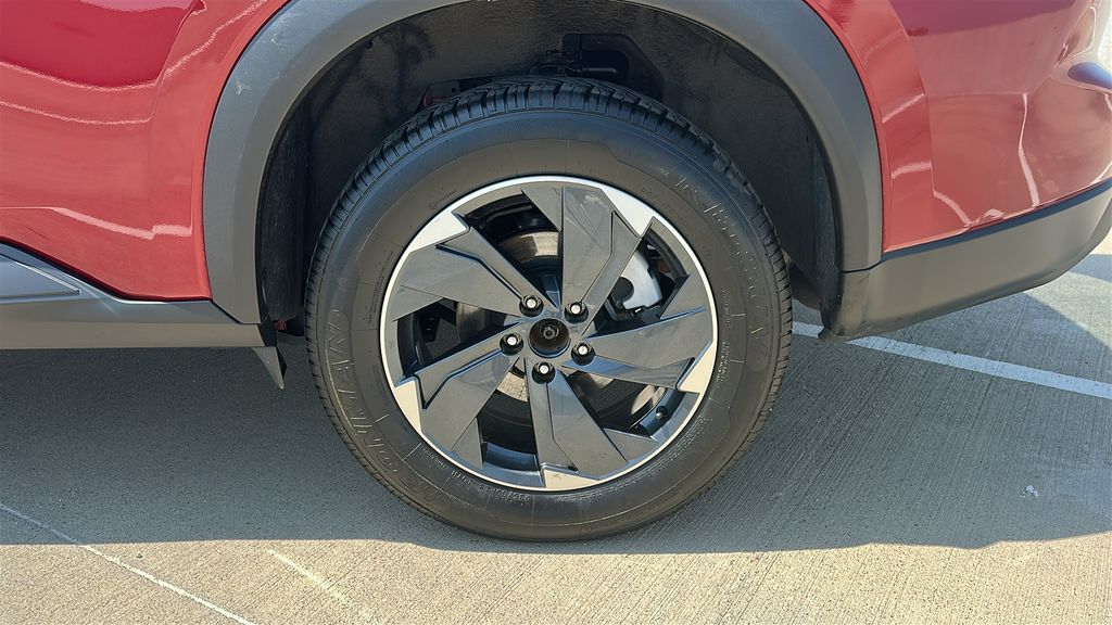 2025 Nissan Rogue SV Red at South Houston Nissan