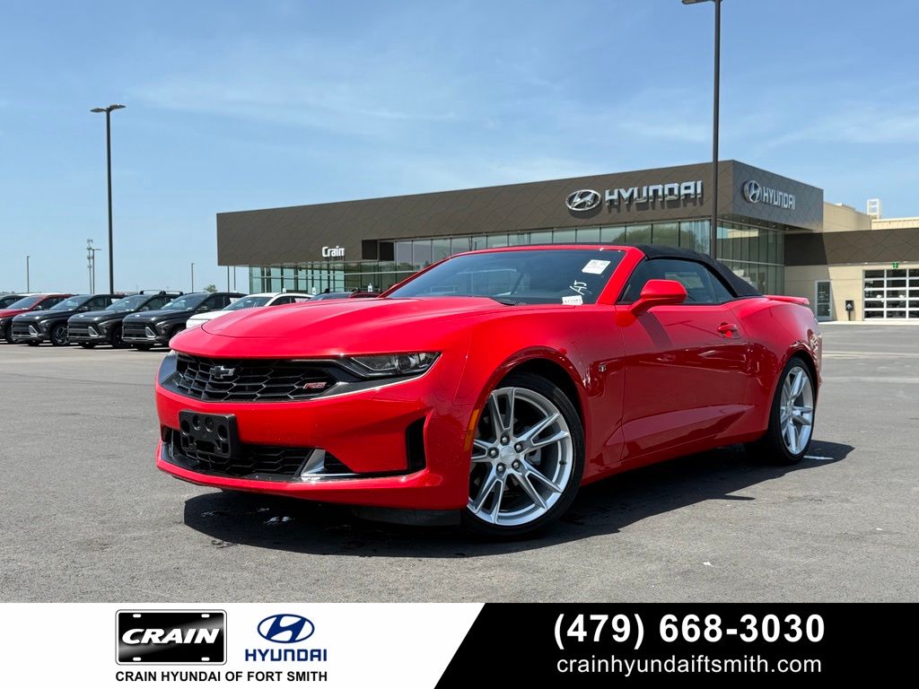 Red 2020 Chevrolet Camaro Convertible Rear-Wheel Drive Automatic