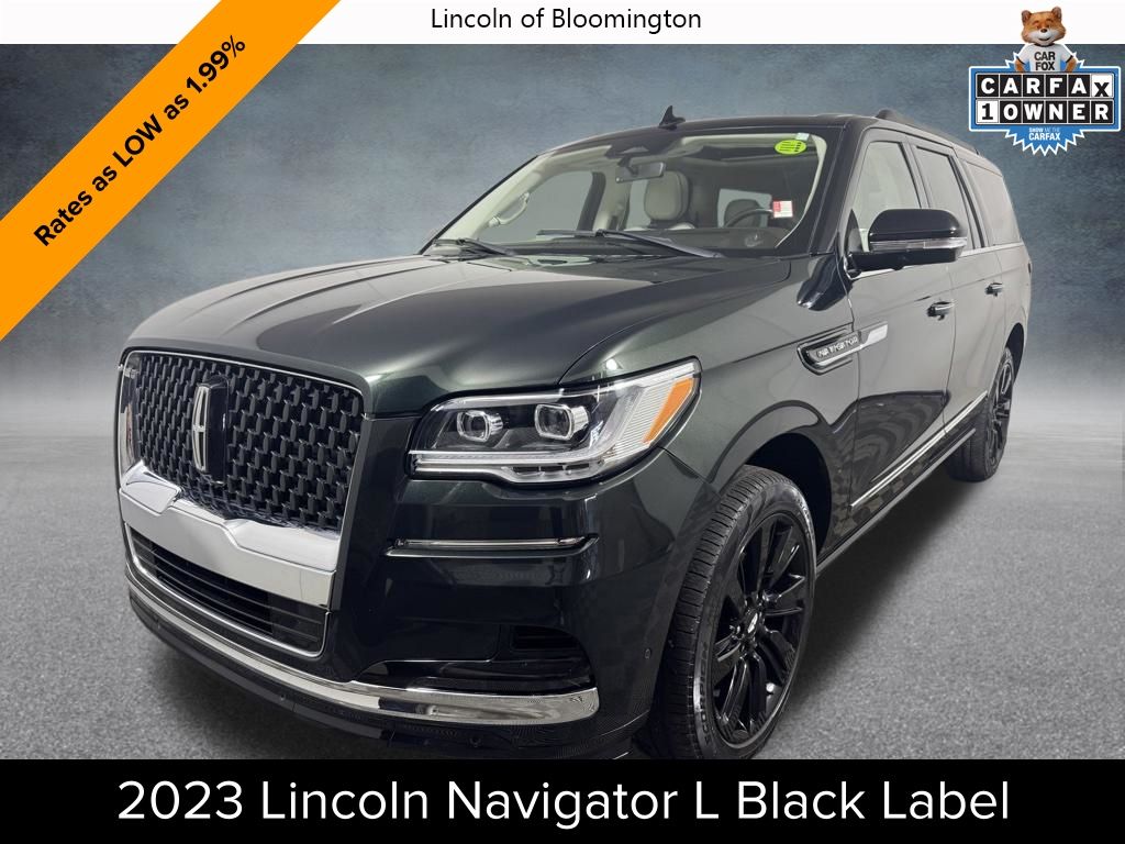 Manhattan Green Metallic Premium Colorant 2023 Lincoln Navigator L Black Label 4WD SUV / Crossover Four-Wheel Drive Automatic