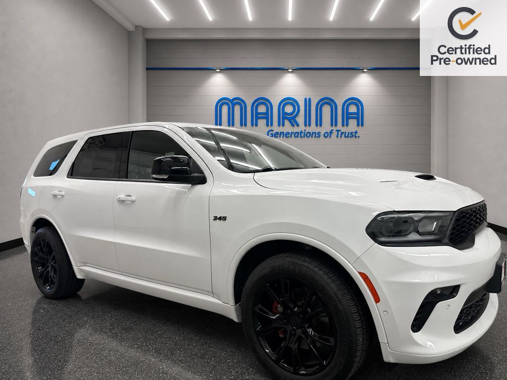 White Knuckle Clearcoat 2022 Dodge Durango SUV / Crossover All-Wheel Drive 8-Speed Automatic