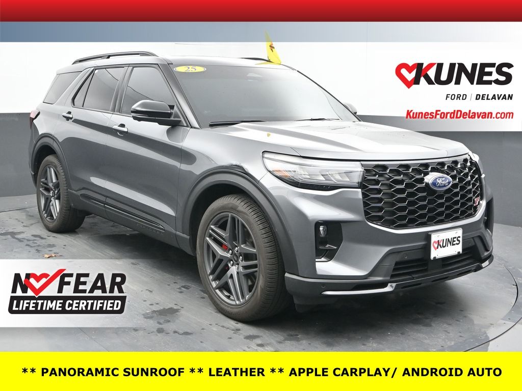 Gray Metallic 2025 Ford Explorer ST AWD SUV / Crossover All-Wheel Drive Automatic