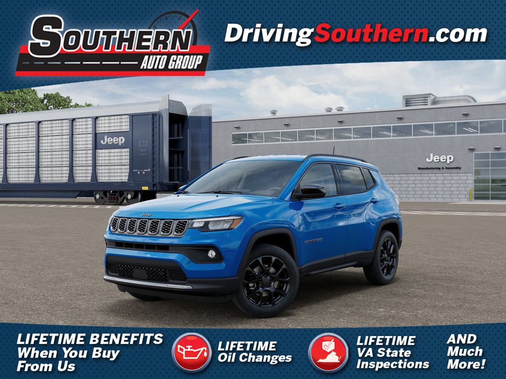 Hydro Blue Pearlcoat 2026 Jeep Compass SUV / Crossover Four-Wheel Drive 8-Speed Automatic