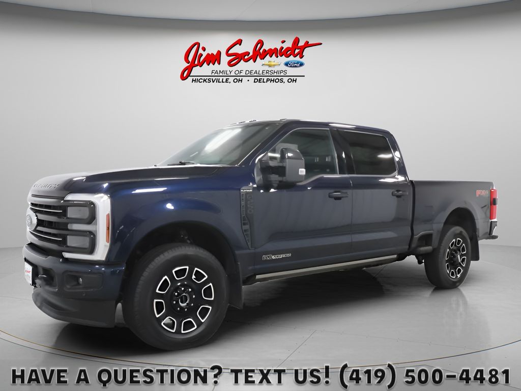 Antimatter Blue Metallic 2025 Ford F-250 Super Duty Pickup Truck Four-Wheel Drive Automatic