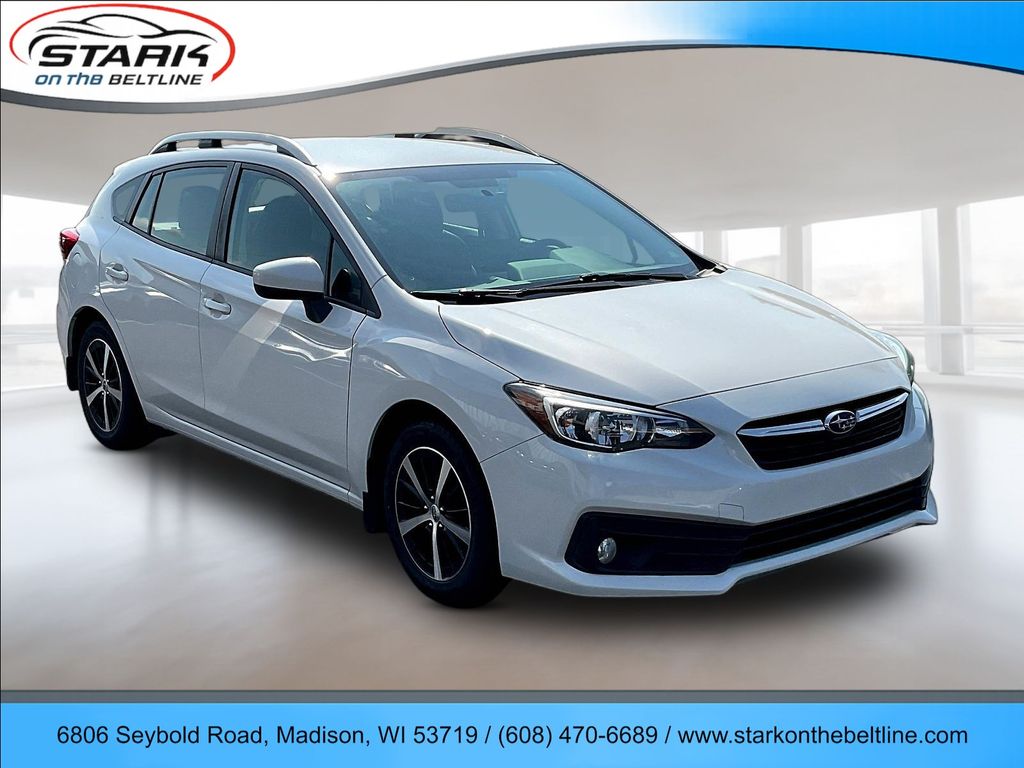 Crystal White Pearl 2021 Subaru Impreza Wagon All-Wheel Drive Continuously Variable Transmission